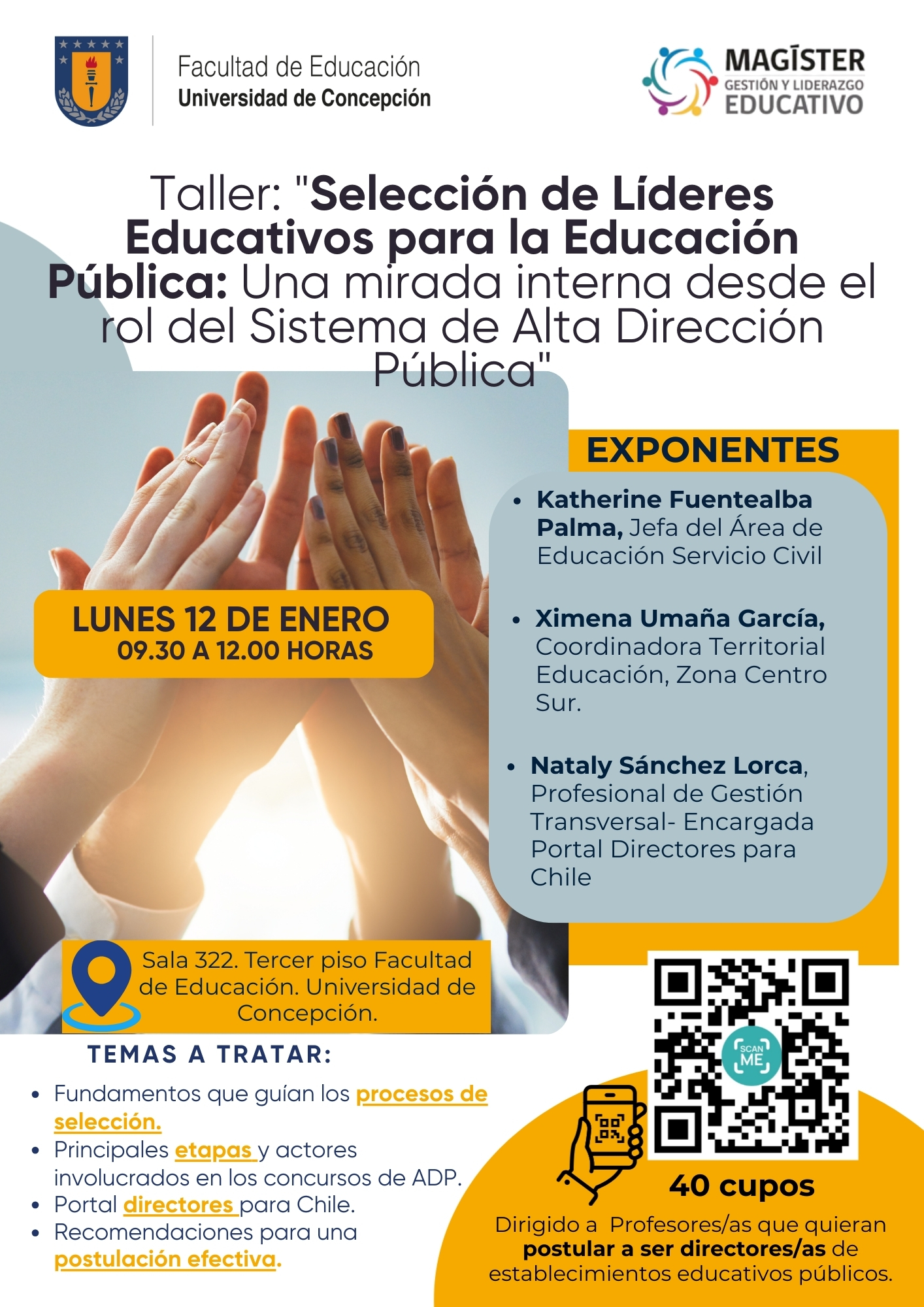 Taller abordara procesos de selección de líderes educativos en la Educación Pública
